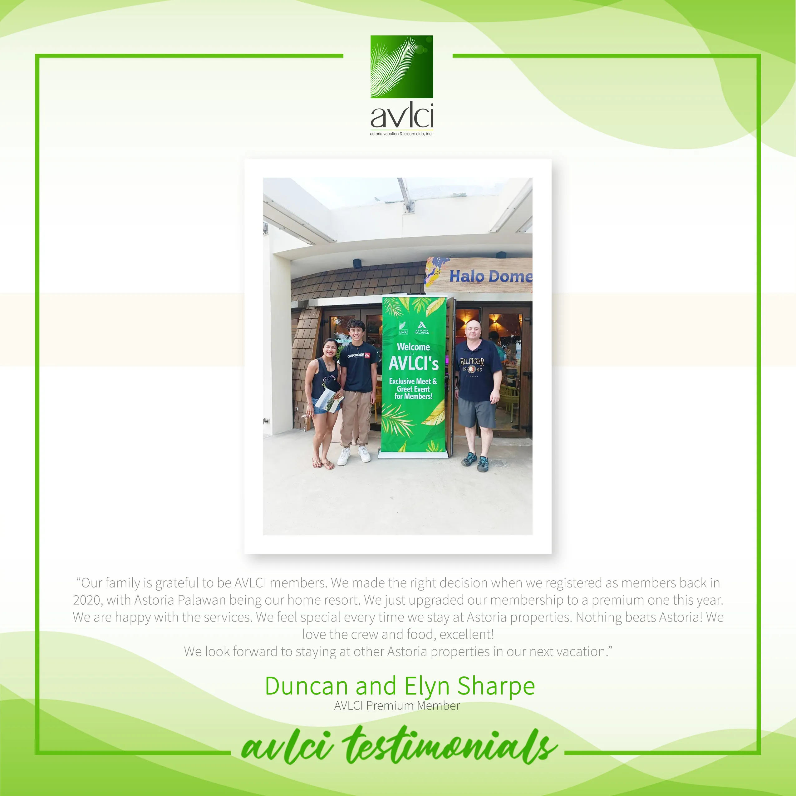 Duncan and Elyn Sharpe